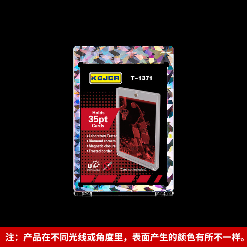 Ladrillo de tarjeta de concha 35-180PT Star Collection Juego de tarjeta acrílica Ladrillo de tarjeta transparente Ladrillo de tarjeta pequeño con ranura magnética