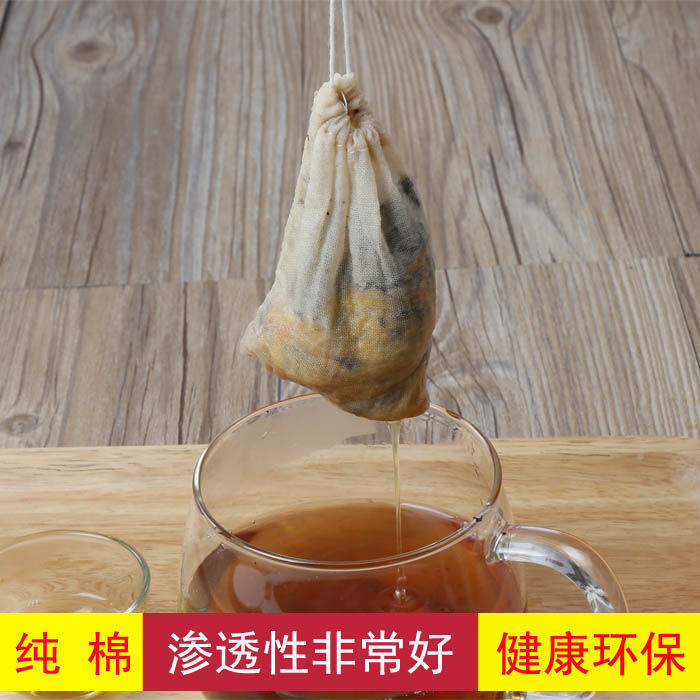 Bolsa de filtro de algodón comestible, bolsa de escoria, bolsa de tela de embalaje de medicina tradicional china, bolsa de material de embalaje de halogen, bolsa de remojo de pies, bolsa de gaza