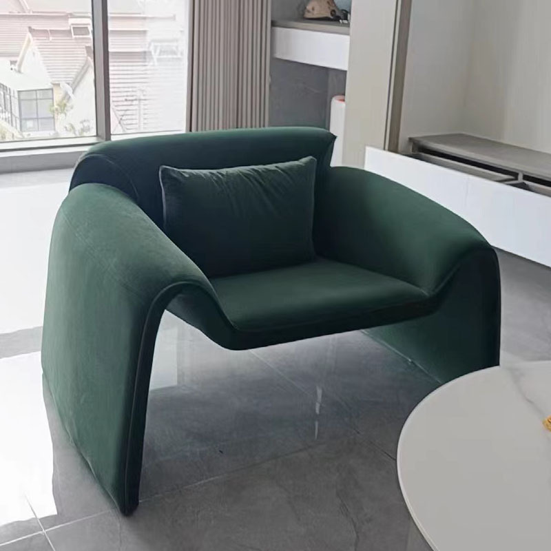 Кресло-диван Zuozuo Sofa молочная кожа