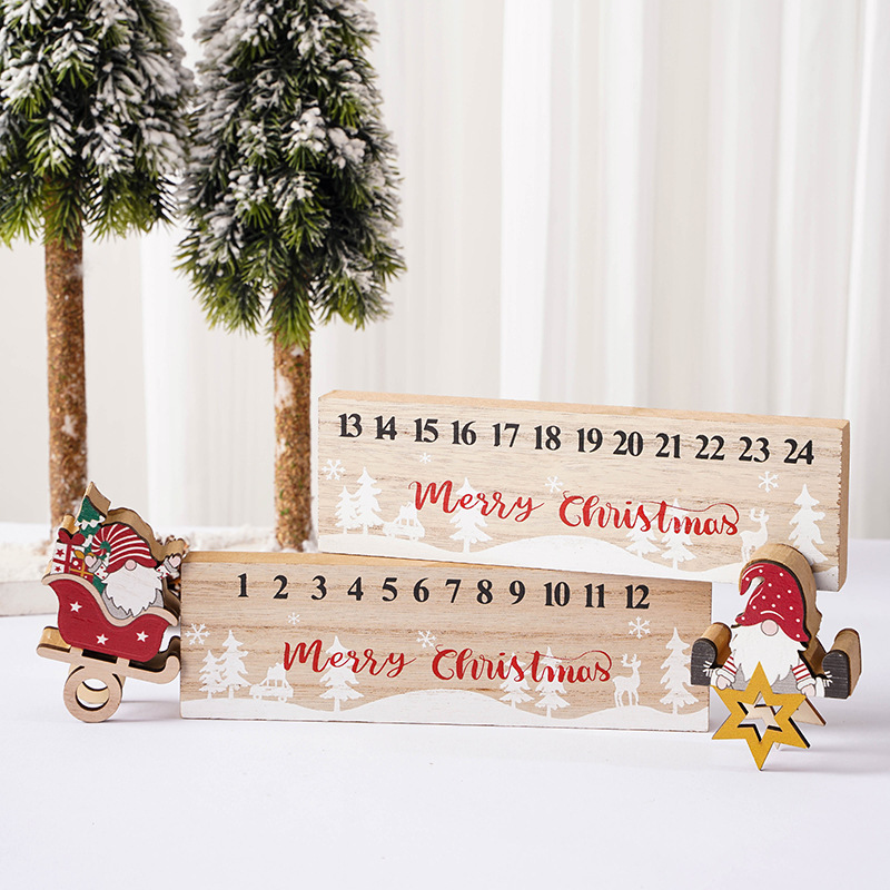 220g Weight Ornaments Event & Party Supplies Party Occasion Christmas Rudolf Wood Party Ornaments