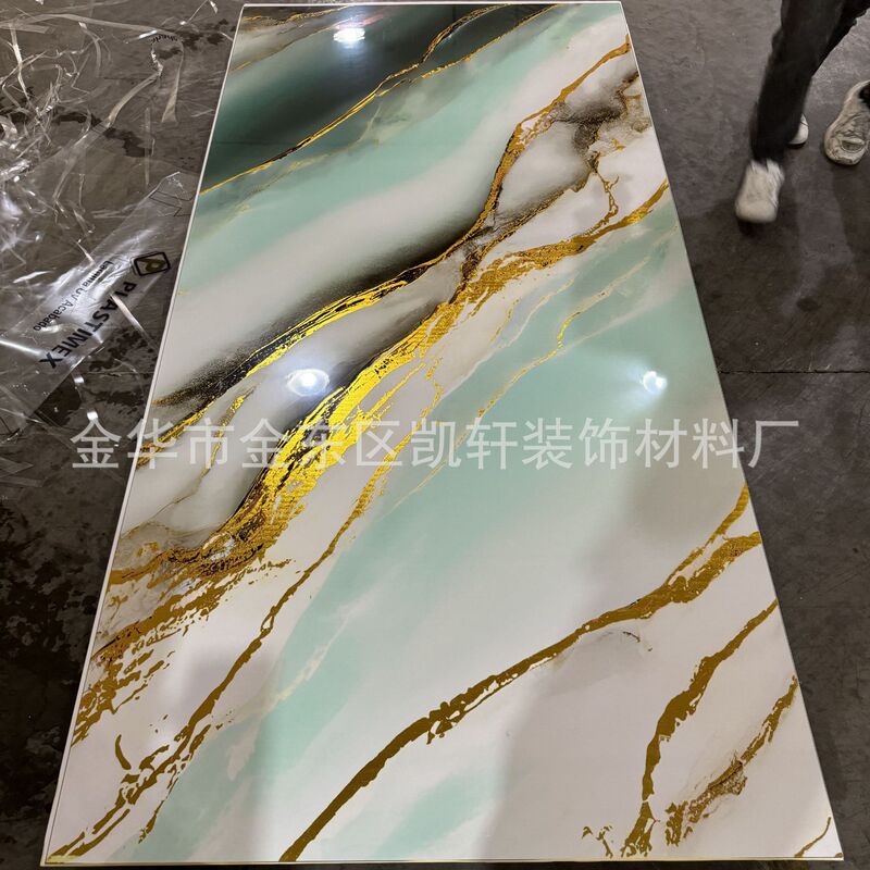 Uv壁板プリント画金板木の装飾面の炭素結晶板倉庫里南の箔押し透明板の波板の背景壁|undefined