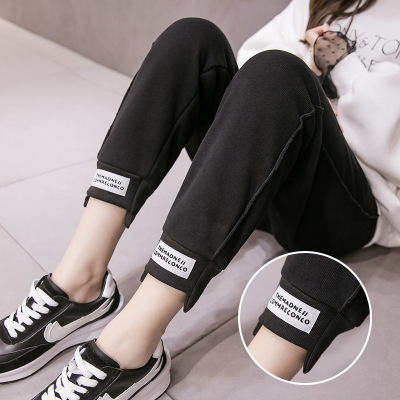 pregnant woman trousers spring and autumn Thin section Sports pants fashion Autumn Exorcism trousers Leggings Western style maternity dress Autumn and winter