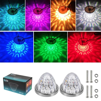 Gündüz işıqları, Truck Side Light Truck Width - 10-30v-always-on-flashing-colorful-pack-of-two