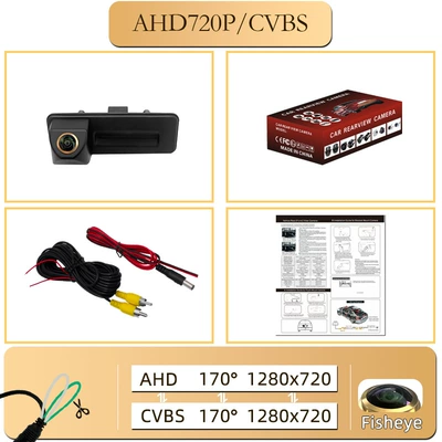 integrated car camera reversing – Vehicle camera - ahd720pcvbs-dual-control-golden-fisheye
