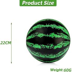 Children's PVC Rainbow Regular Watermelon Ball Indoor and Outdoor Inflatable Ball Game Ball 8-inch Ball