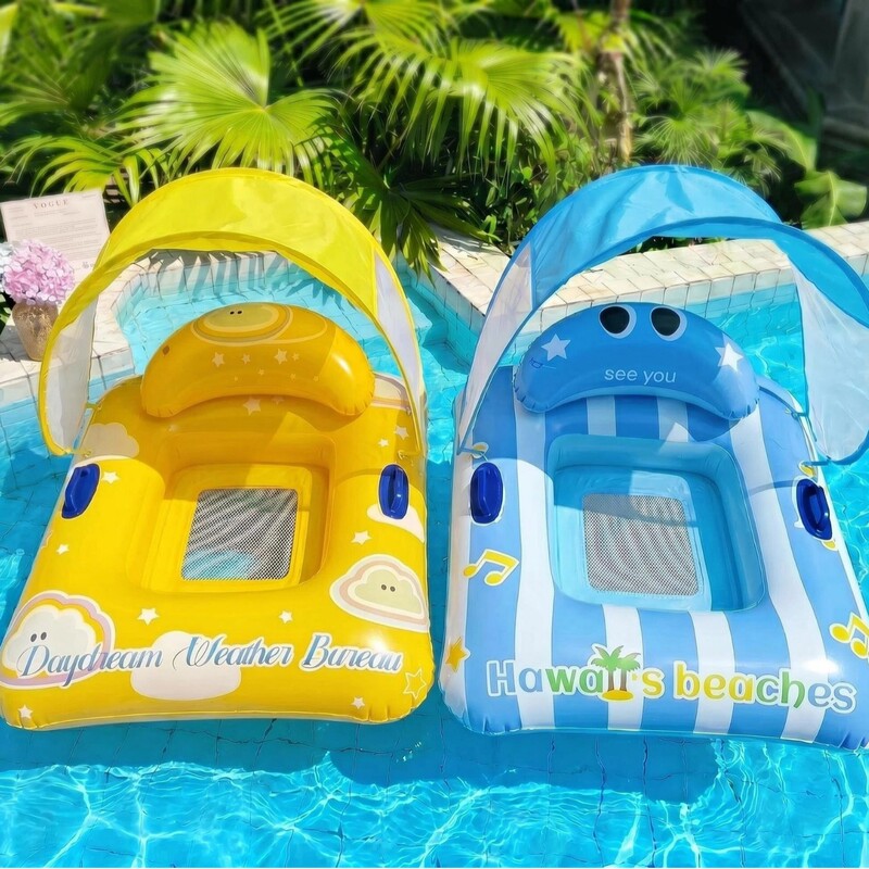 New Model Water Hammock Pvc Inflatable Water Float Lounge Chair Adult Hammock with Canopy Blue Printed Lounge Chair New Model Water Hammock Pvc Inflatable Water Float Lounge Chair Adult Hammock with Canopy Blue Printed Lounge Chair