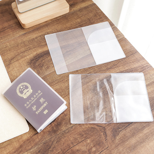 Passport case Passport protective case Transparent thickened document protective case Travel pass protective case Passport case