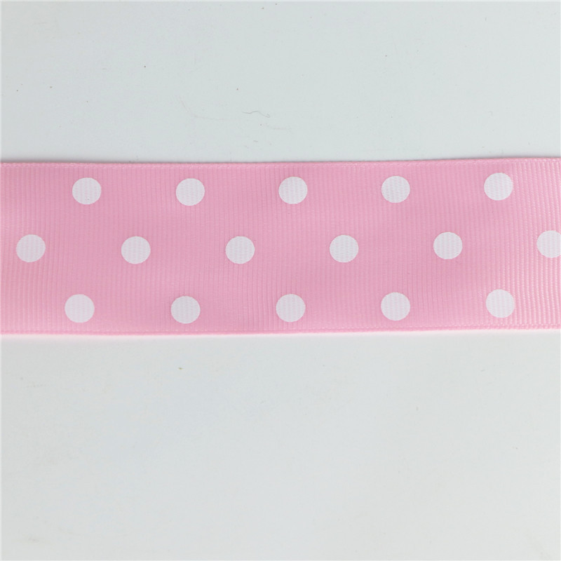 3.8CM 도트 스레드 벨트 포장 리본 수제 DIY 헤어 액세서리 인쇄 리본 어린이 헤어 액세서리