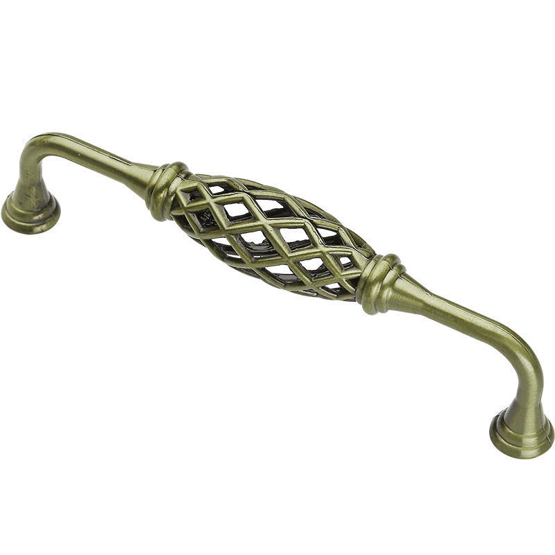 De estilo europeo de la jaula del Pájaro de mango antiguo de aleación de zinc manija de los muebles del cajón del armario del Gabinete de la manija