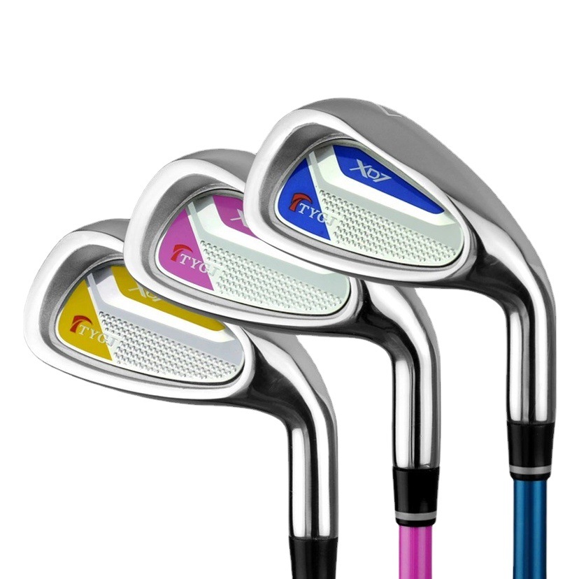 Source Manufacturer Golf Clubs Kidsren's No. 7 Iron Golf Carbon Steel Billiard Clubs for Men and Women Practice
