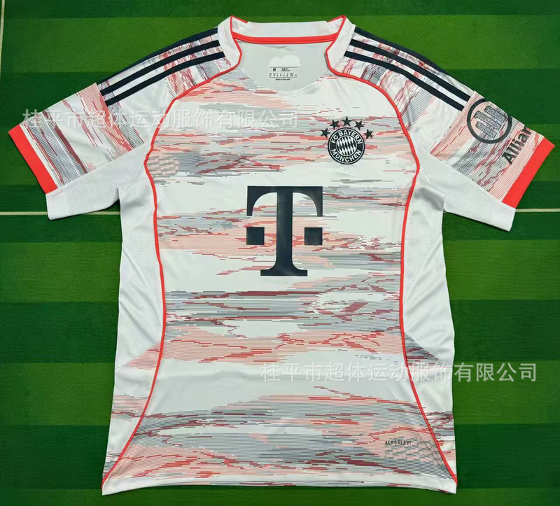 2526 バイエルン・ミュンヘン ホーム＆アウェイ ファンバージョン 刺繍入りジャージ BayernMunichjersey サッカー|undefined