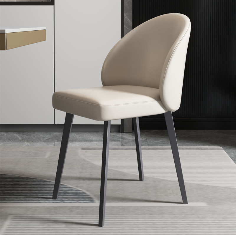 Dining Chair Accessible Luxury Chair Home Bedroom Chair Negotiation Table and Chair Modern Simple Chair Leather Scandinavian Reception Chair Complete Dining Chair Accessible Luxury Chair Home Bedroom Chair Negotiation Table and Chair Modern Simple Chair Leather Scandinavian Reception Chair Complete