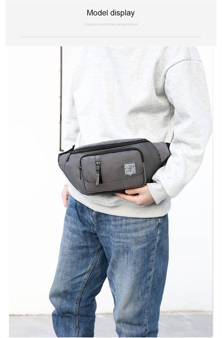 Korean-style chest bags, men's crossbody bags, sport single-shoulder bags, waterproof men's small backpacks, casual men's bags, summer waist bags trend undefined