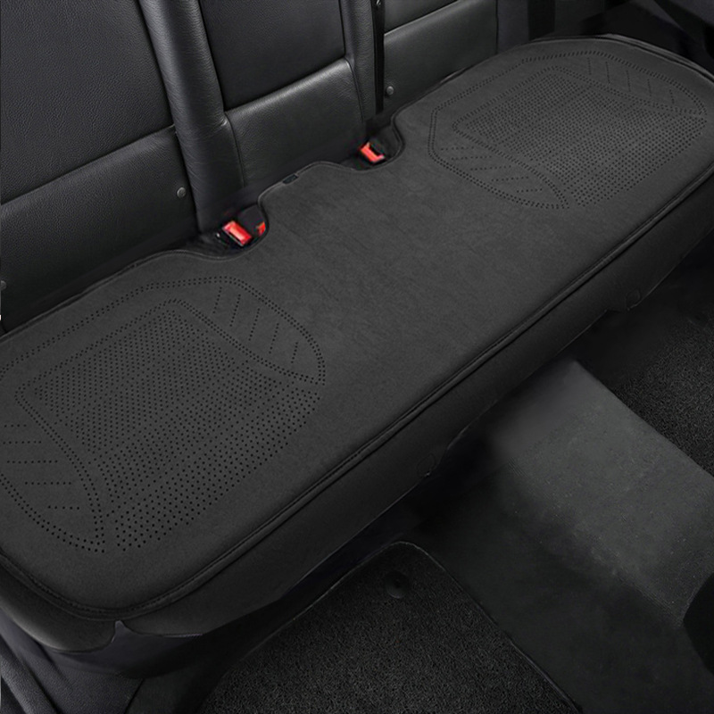 Seat cushion, seat cover — Universal Four Seasons Universal - latex-suede-black-gray-rear-row-long-seat