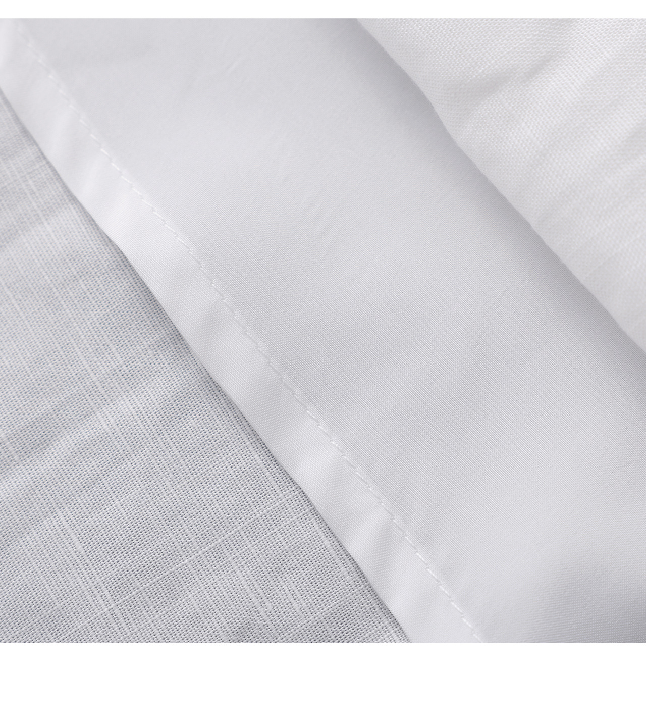 Đầm maxi nữ dáng suông không tay chất liệu tencel phối ren jacquard thêu họa tiết — màu trắng chi tiết 23