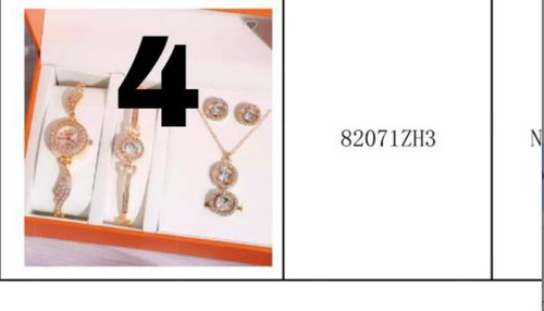 Ladies diamond-encrusted simple steel band quartz watch internet celebrity women's watch set 5pcs/set
