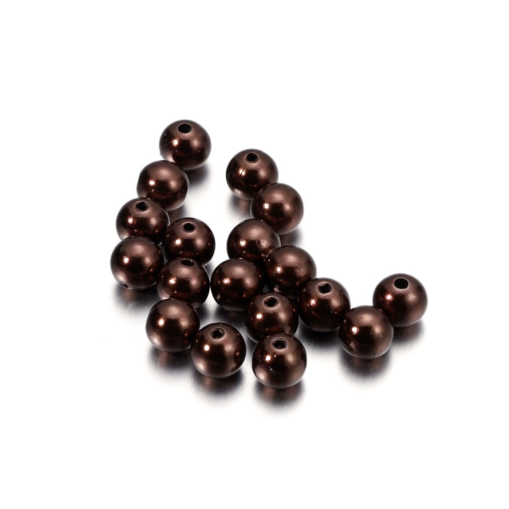 Accessory, white beige beads pearl, DIY, 3-20mm