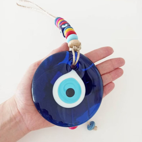 Large colored beads blue eye pendant Turkish style devil's eye pendant hotel bed and breakfast special wall decoration