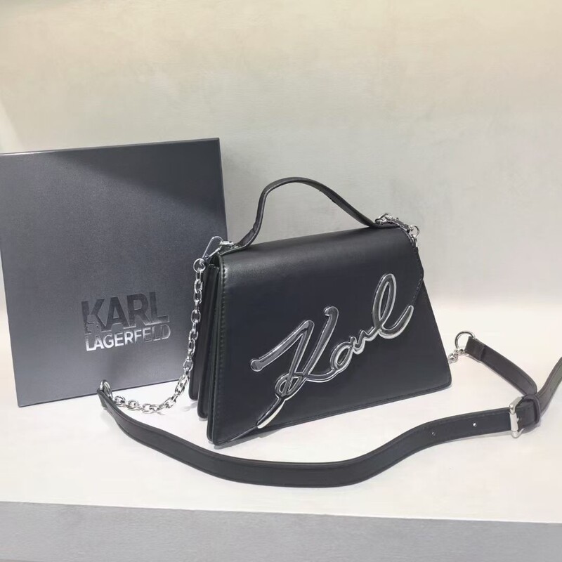 Karl Handbag2025 New Korean Style Ins Niche Shoulder Bag Versatile Crossbody Women's Bag Hardware Chain Bag Karl Handbag2025 New Korean Style Ins Niche Shoulder Bag Versatile Crossbody Women's Bag Hardware Chain Bag
