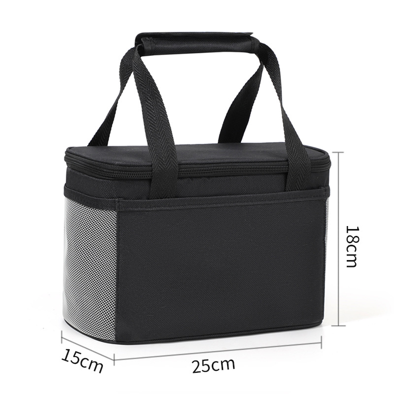 Bolsa de almuerzo portátil de gran capacidad bolsa de almuerzo para el trabajo bolsa de aislamiento bolsa de almuerzo para estudiantes engrosada extra grande transfronteriza