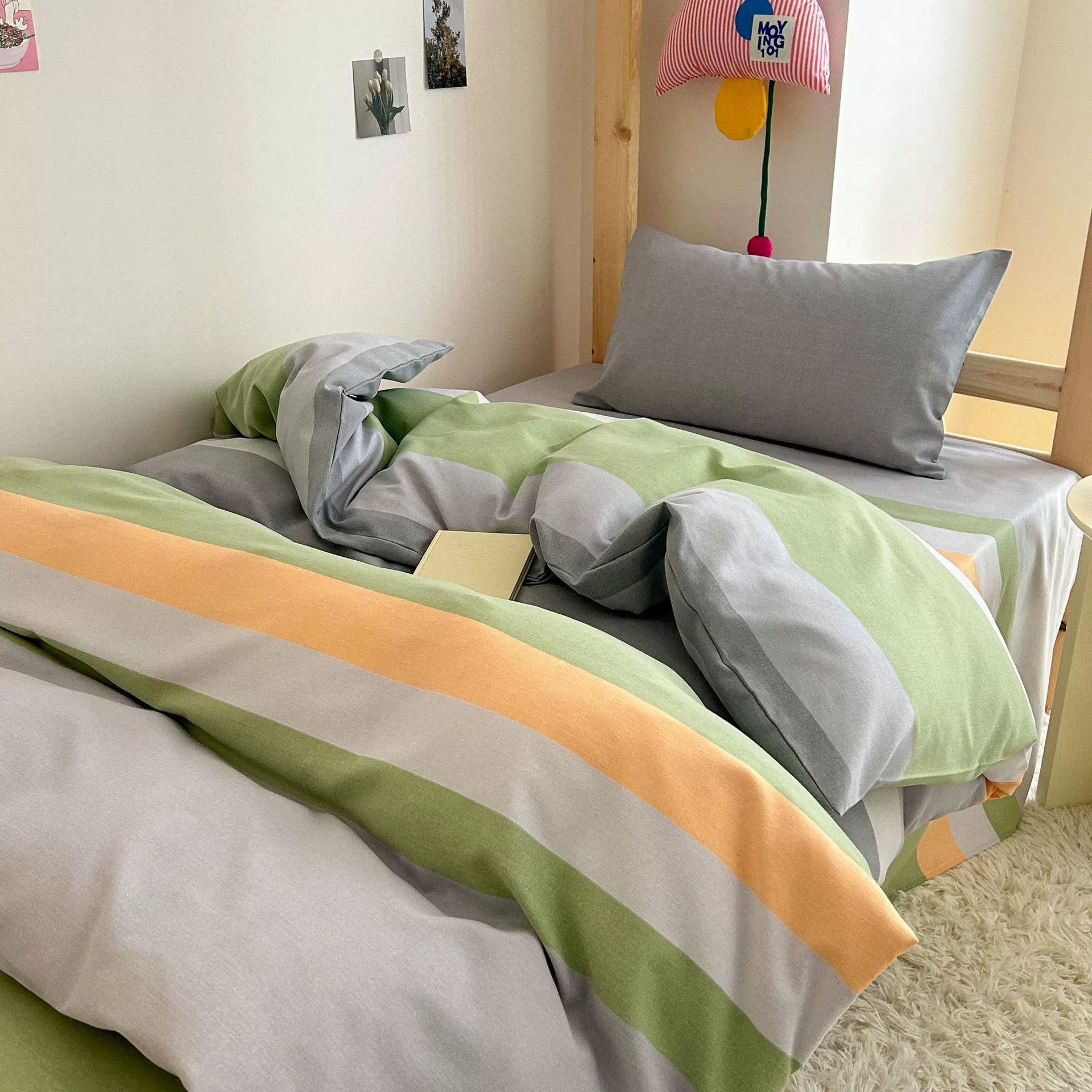 Set, duvet, mattress, custom-made, increased thickness, 3 piece set