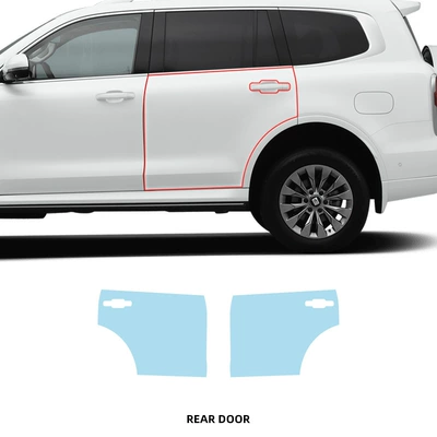 Car Protective Film No-Cut Invisible – Car paint protective film - one-tpu-film-for-the-rear-door-imported-tpu-film-specially-cut-for-special-vehicles