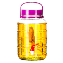 TXHR泡酒玻璃瓶密封罐腌菜容器专用酒坛酒瓶装20斤泡菜坛子带盖空