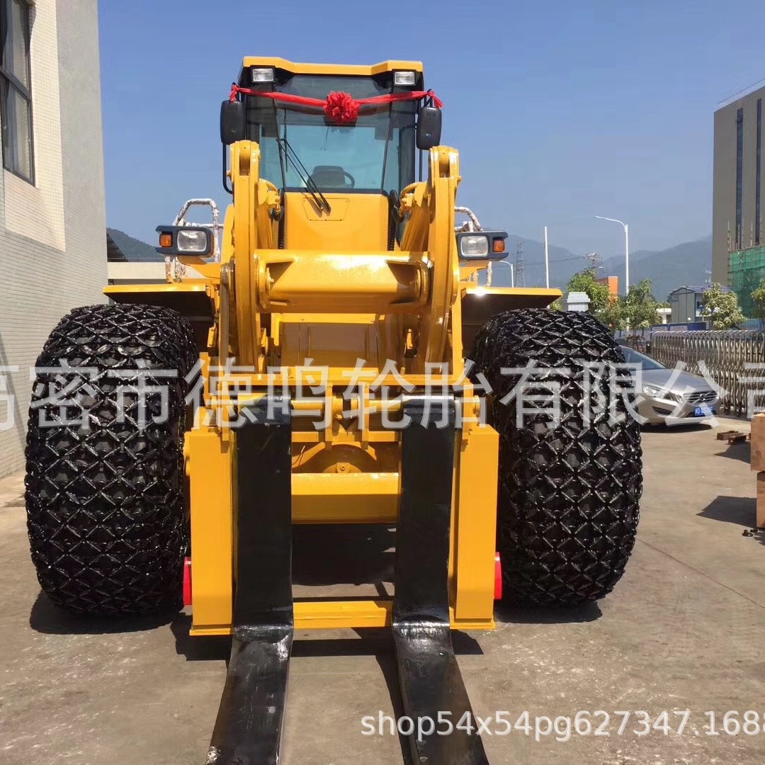 Longgong Xugong Liugong Neumático de carretilla elevadora Cadena de nieve 20/30/50 Cadena de protección del cargador 23.5-25