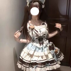 2025年春季新款初恋洋装公主蓬蓬洛丽塔连衣裙甜美