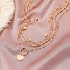 Fashionable retro necklace, chain for key bag , accessory, European style, wholesale