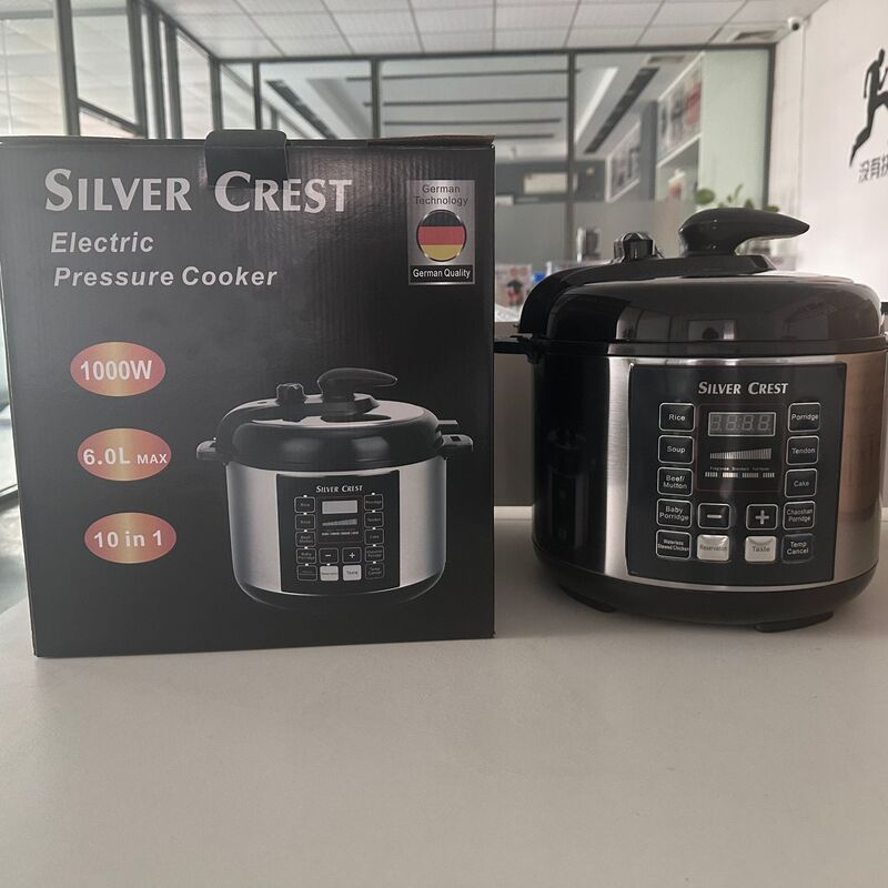 Cross-Border Pressure Cooker English 6L Large Capacity Smart Home Rice Cooker European Regulations American Regulations British Regulations Export Spot Factory