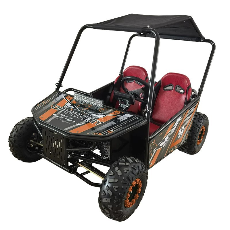 UTV padres e hijos doble Kart todoterreno eléctrico de 1000w adultos y niños todo terreno al aire libre cuatro ruedas vehículo de playa