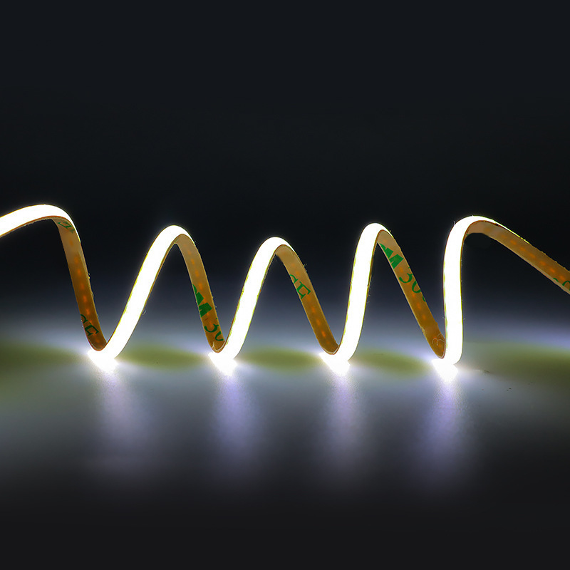 狭板バージョン 3mmCOB ライトストリップ 3mm 超薄型 LED 低電圧 24v12V 自己粘着タッチモデルリニアソフトストリップライト|undefined