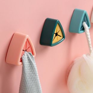 Kitchen Creative Towel Rack Punch-free Storage Hook Kitchen Dish Cloth Stopper Hanger Hand Towel Dish Towel Storage Rack