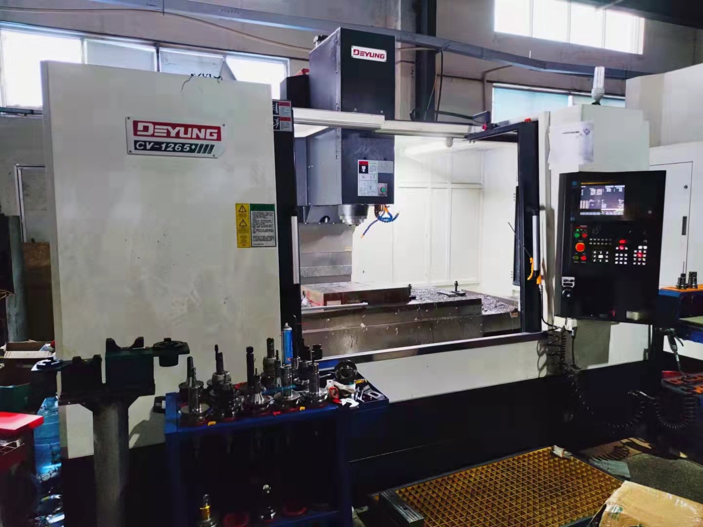 出售二手德扬CV-1265+数控铣床二手数控铣