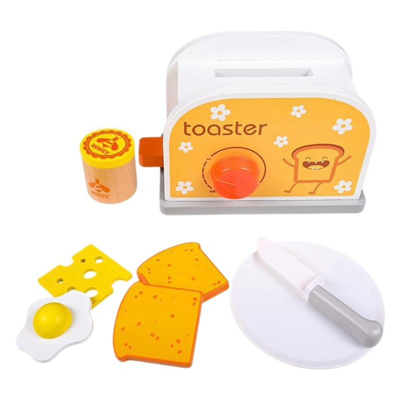 Transfronterizo CE niños jugar casa juguetes simulación pan fabricante de café batidor de huevo traje de Madera Juguetes de cocina