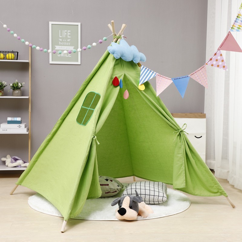 Children's Tent Indoor Playhouse Baby Secret Base Outdoor Family Activities Triangle Small Tent Princess Castle