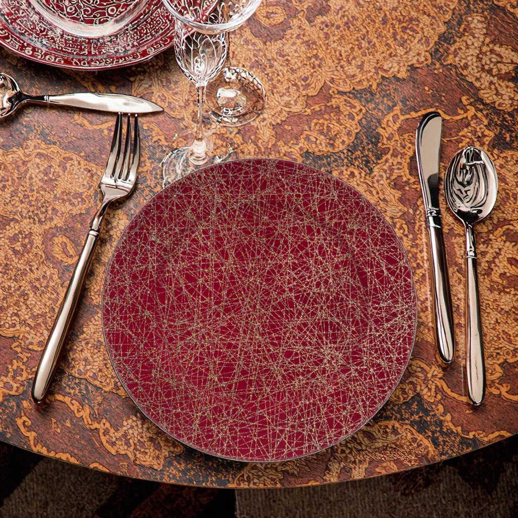 Fábrica directa alta placa de carga multicolor comercio exterior restaurante occidental bandeja de fiestas de Navidad almohadilla de frutas secas