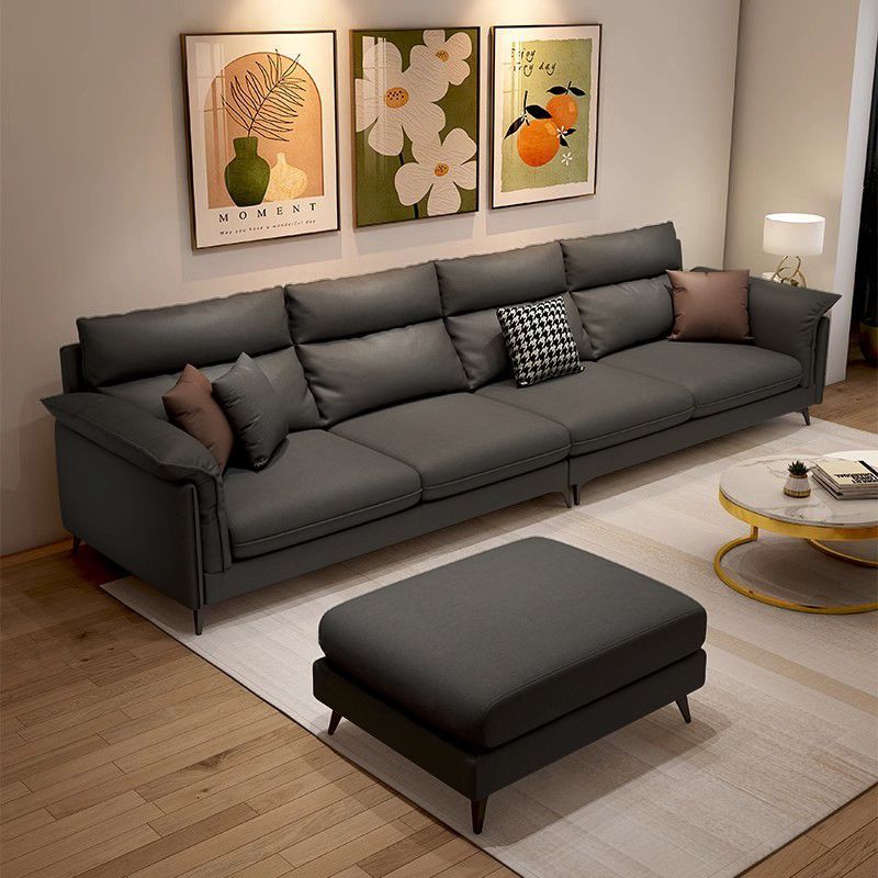 猫爪布沙发沙发客厅直排沙发简约现代新款小户型出租屋科技布家用