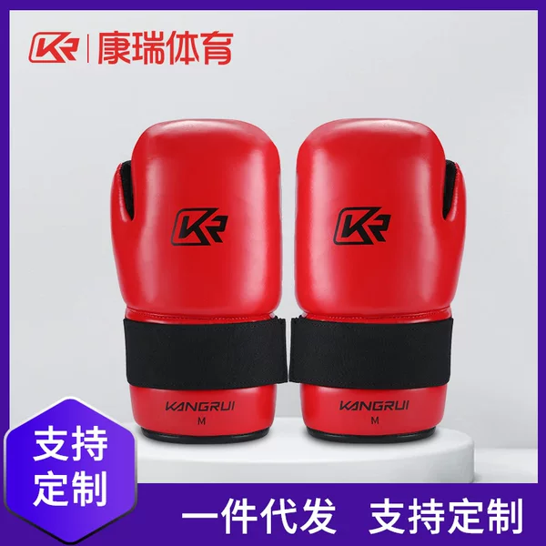 Kr Kangrui Custom-Made Karate Gloves with Foam Molded Inner Lining for Professional Competition, Karate and Taekwondo Hand Protection Oem
