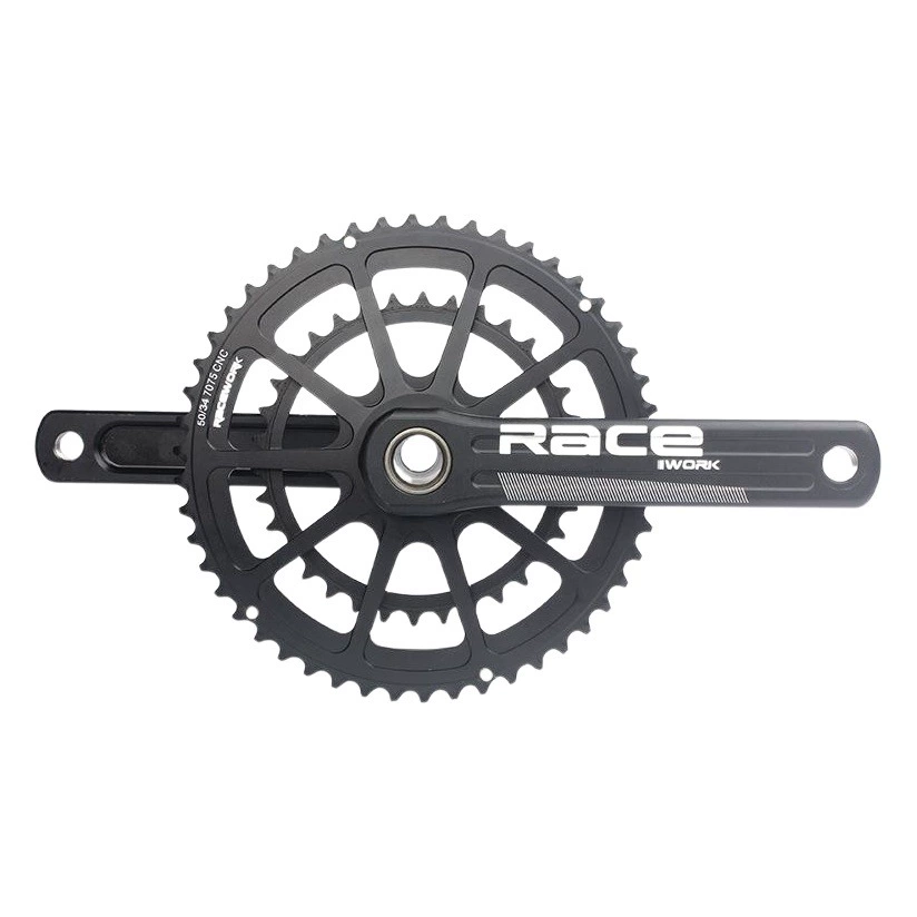 RACEWORK Дорожный велосипедный зубной диск 170/172.5/175mm полый цельный кривошип хризантемы