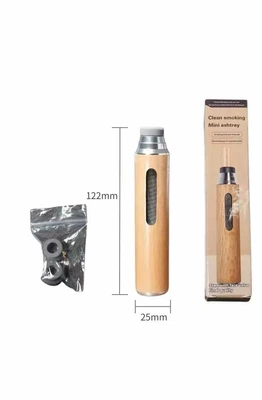 [A generation of hair] Car ashtray - log-silver-color-box