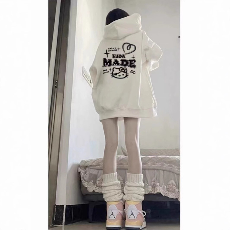 Autumn and Winter National Fashion Brand Cross-border American oversize Hooded Sweatshirt Women's 3D Digital Printing New Fashion Top Autumn and Winter National Fashion Brand Cross-border American oversize Hooded Sweatshirt Women's 3D Digital Printing New Fashion Top