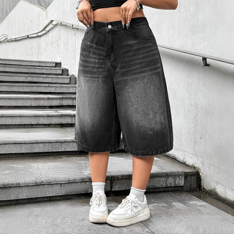 2026 Aliexpress Women's Summer American-Style Slim-Fit Street Fashion Versatile Denim Shorts Wholesale Trend 2026 Aliexpress Women's Summer American-Style Slim-Fit Street Fashion Versatile Denim Shorts Wholesale Trend