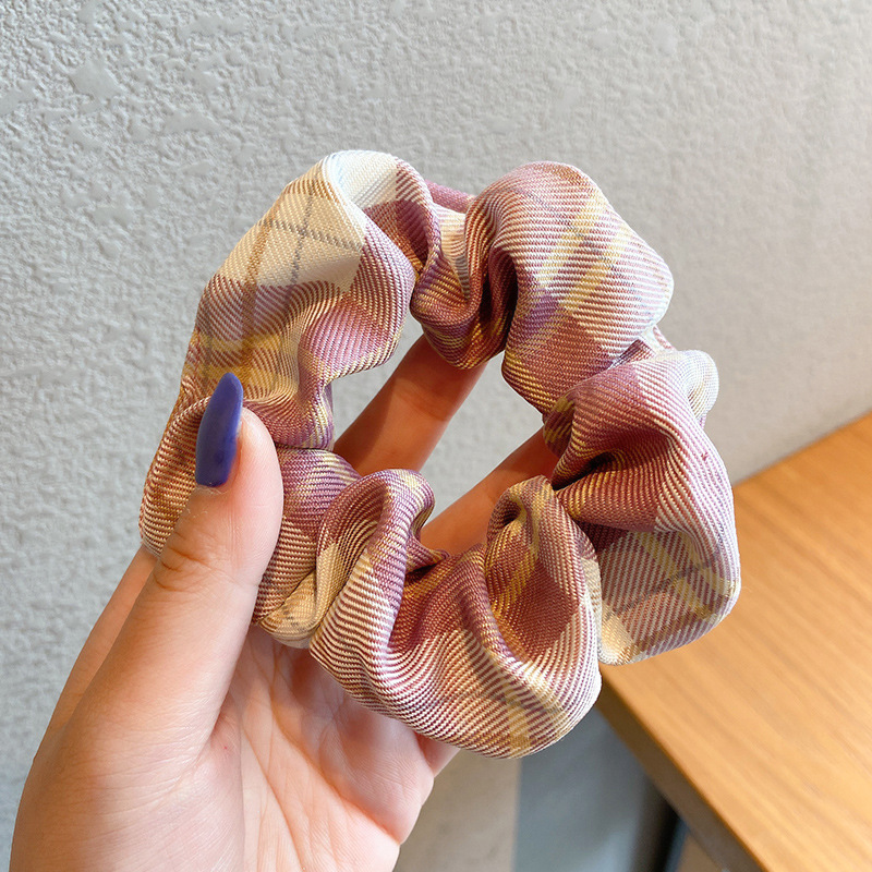 Anillo para el cabello del intestino grueso Mori Cuerda para el cabello de la cola de caballo femenina Albóndigas de sentido avanzado Cuerda para la cabeza Apuntar la cabeza Flor para el cabello Almohos elásticos Almohos para el cabello