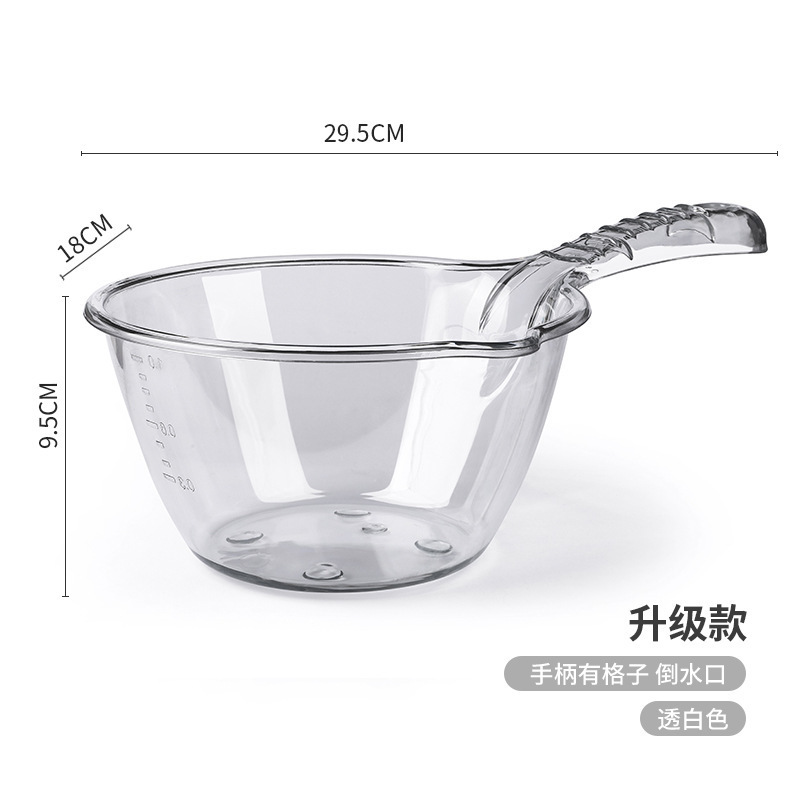透明バケツアクリル家庭用プラスチックバケツ透明バケツ大寮バケツ風呂桶蓋付き手提げ可|undefined