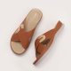 Women's Shoes with Casual Wedge Heel New Cross-border Amazon Slip-on Feeling Soft Sole Mother Sandals Women's Outer Wear Slippers