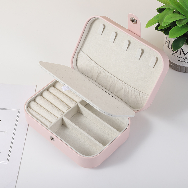 Necklace Ring Jewelry Storage Box Girl Style Portable Jewelry Box Small Earring Ring Jewelry Box
