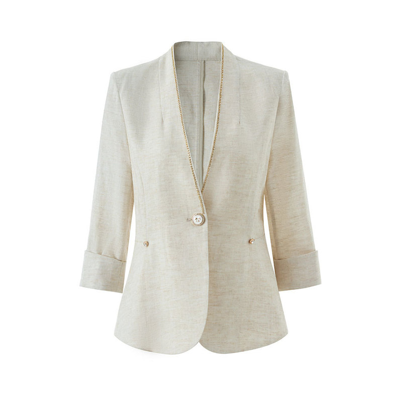 In stock 2026 summer new fashion commuter blazer for women, simple and versatile, slim-fit, casual small blazer