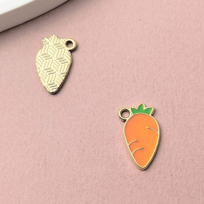 果物と野菜レモンブルーベリー合金滴下オイル DIY ジュエリーアクセサリーかわいいペンダントキーホルダーブレスレットペンダント|undefined